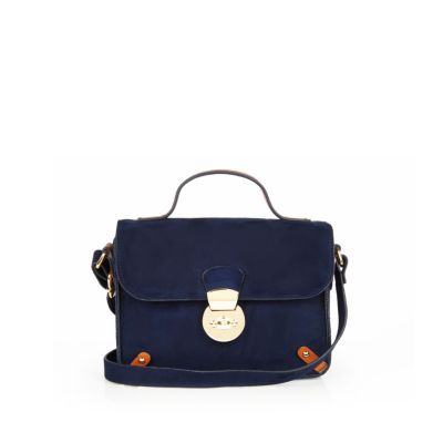 Girls blue cross body handbag